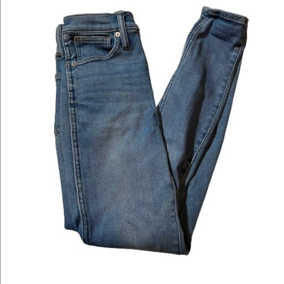 Madewell High Rise Skinny Jeans in size 25 – Light Wash, Pre-owned Timeless Fit - Picture 1 of 9